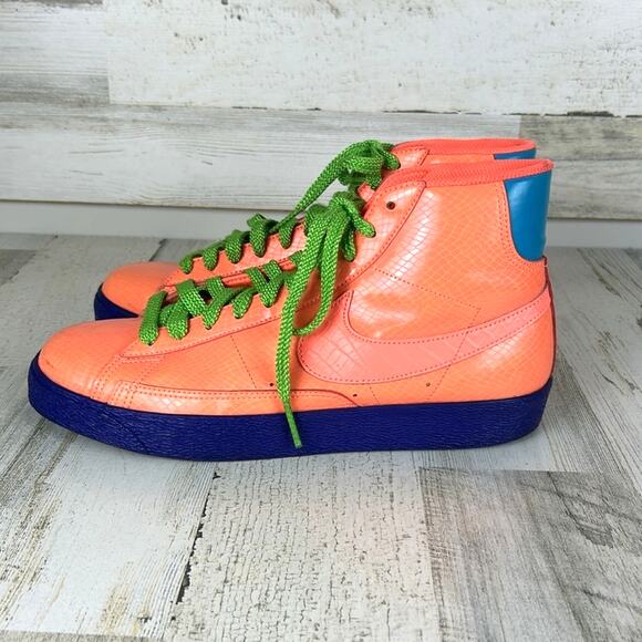 Nike Mens 9.5 Blazer Mid Supreme Cassette Playa High Top Athletic Sneakers Shoes - Picture 3 of 9